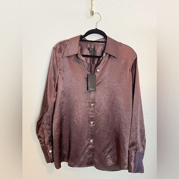 Rails Andrea Top in Nutmeg brown.  Size Large NWT - Picture 3 of 10